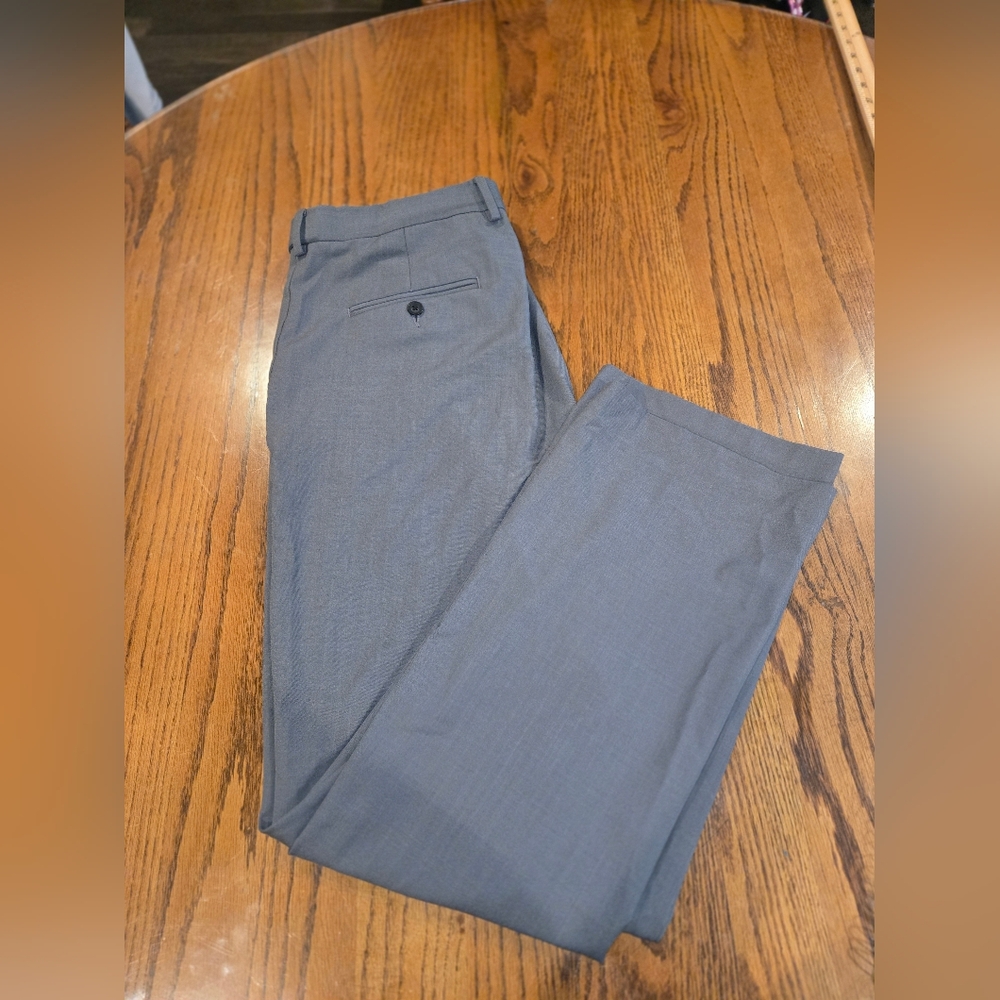 Haggar Men's Dress Pants Gray And Tan 38x32 Set Of 2